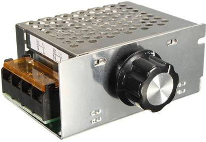 DHRUV-PRO 220V SCR V Regulator | 5000W Voltage Dimmer for Light Speed Temperature Control | 220V 5000W SCR V Regulator Electronic Components Electronic Hobby Kit