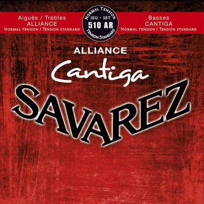 Savarez Classic 510AR Nylon Classical Guitar Strings, Normal Tension Guitar String