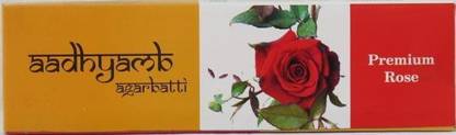 AADHYAMB ROSE 100 ROSE Incense Sticks Agarbatti