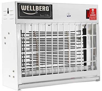 WELLBERG Slim Flying Insect Killer 20 WATT Uv Tubes - Catcher Bug Zapper with HIGH Voltage Current Rectifier