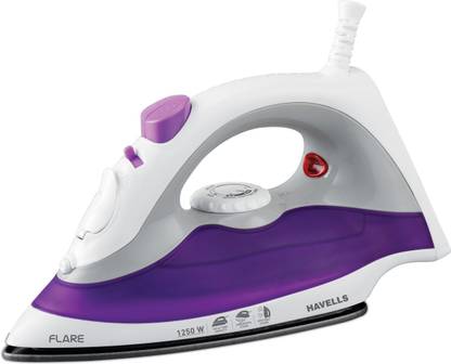HAVELLS GHGSIBDU125 Flare 1250 W Steam Iron  (Purple) at Rs. 849