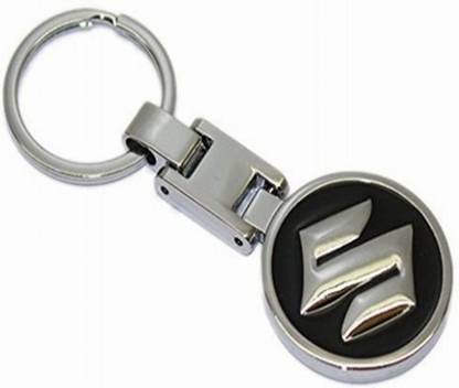 gtrp SUZUKI Car Logo Heavy Metal BLACK Imported key ring Key Chain Key Chain