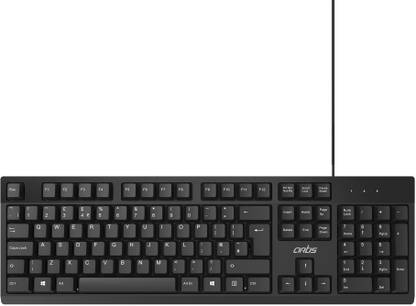 artis K10 USB Keyboard Wired USB Standard Desktop Keyboard Compatible with Desktop, Laptop, Tablet, iPad, Mac