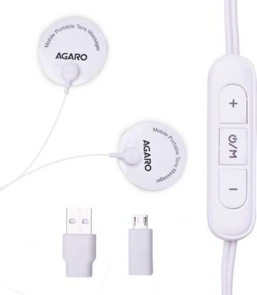 AGARO 33512 PTM05 Tens Massager, Full Body, Physiotherapy Equipment Machine, on the Go tens Massager
