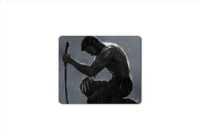 Yellow Alley Wolverine katana Mouse Pad|Rubber Base Matte Finish Designer Mouse Pad for Laptop/PC|Anti-Slippery Technology Rectangular Mouse Pad, Friendly for all types of Mouse Non Slip Base Mousepad