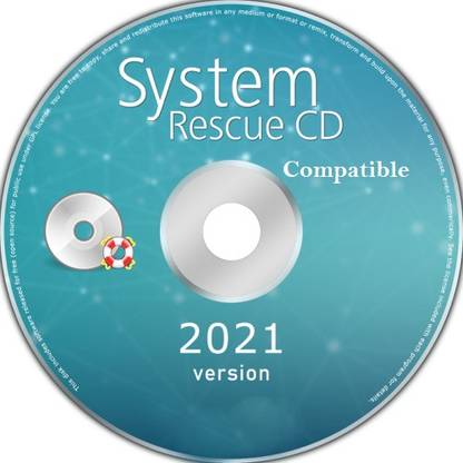 COMPATIBLE System Rescue CD - PC Computer Laptop Recovery Restore Fix Repair Boot Disk CD