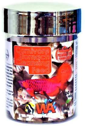 wa Carnivore Stomach Cleansing Feed 100 ml 0.04 kg Dry Adult Fish Food