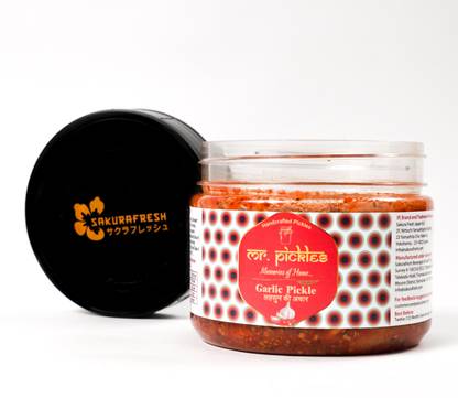 Sakurafresh Mr. Pickle | Garlic Pickle | 300 grams Garlic Pickle