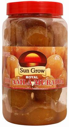 Sun Grow Dry Amla Murabba with Almond (Badam) Amla Murabba