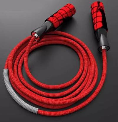 Leosportz Double-bearing Cotton Rope Skipping Nylon Rope Weight-bearing Skipping Rope Freestyle Skipping Rope