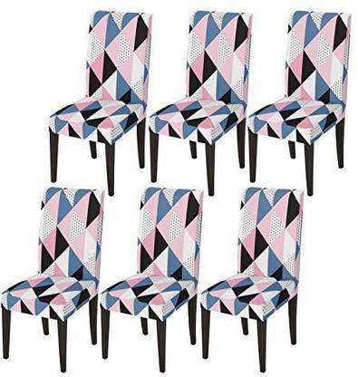 HOUSE OF QUIRK Polyester 1 Seater Chair Checkered Cover