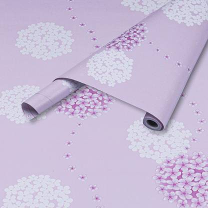 WolTop Vinyl Floral & Botanical Pink Wallpaper