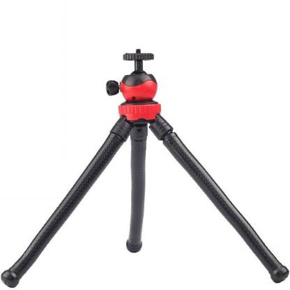 Paramits Flexible Octopus Tripod Stand Gorillapod with 360° Rotating Ball Head Tripod for All DSLR Cameras (Max Load 1.5 kgs) & Mobile Phones + Heavy Duty Mobile Holder Tripod Kit