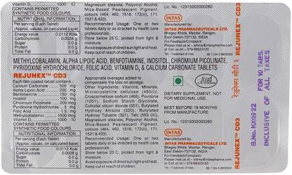 Intas Rejunex CD3 Tablets