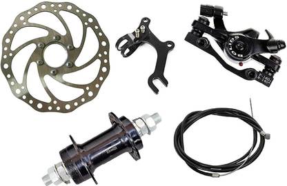 UDee Complete Set for Bicycle Front Disk Brake Set, 5Pcs Bicycle Brake Disk