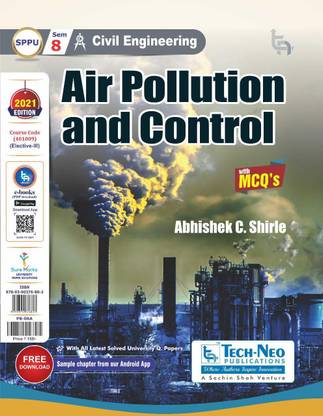 Air Pollution and Control ( Elective iii )WITH MCQ'S 2021 Savitribai Phule Pune University Civil Engineering Sem 8