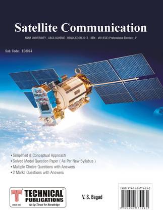 Satellite Communication for BE Anna University R17 CBCS (VIII ECE/ Pro. Elect. - V - EC8094)