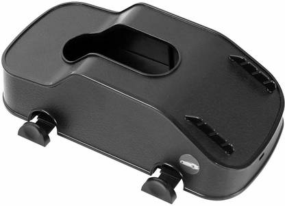 KolorFish Car Napkin Paper Tissue Box Dashboard Card Organiser Mobile Phone Holder Case (Black) Vehicle Tissue Dispenser