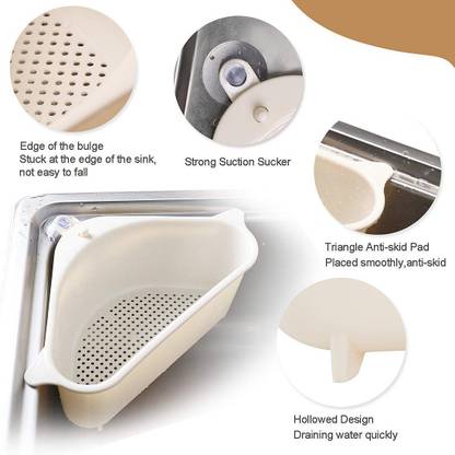 Shreejee Sink Basket/Sink Storage Basket/Soap Sponge Holder Strainer