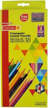 Kokuyo Camel Art Triangular Shaped Color Pencils