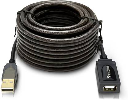 BlueRigger MHL Cable 5 cm USB 2.0 Active Extension / Repeater Cable A Male to A Female 10 Meters (16ft)