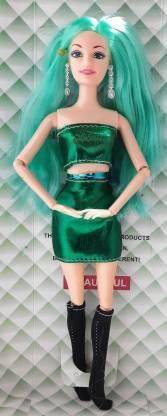 Yunicorn Max Charming Green Doll with Foldable Hands & Legs