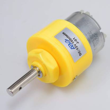 Diycart Gear Motor DC 12V 100RPM High Torque Electric Micro Speed Geared Motor for robotics applications Electronic Components Electronic Hobby Kit