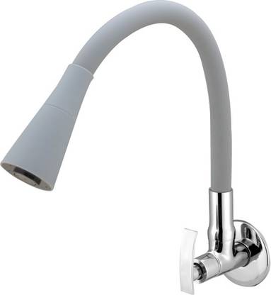Prestige Passion Flexo SmartBuy Flexible Sink Faucet - Flxo Play (With 360 Degree Flexible Silicon Hose & Dual Flow Pattern) Cold Water Tap Grey Pillar Tap Faucet