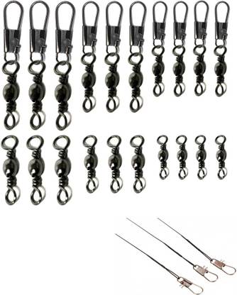 Hunting Hobby Fishing Barrel Swivel And Snap Mix Cast Fishing, Fly Fishing, Angling, Bait Casting Barrel Swivel