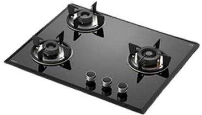 Kaff FBB 603 Bevelled Black Tempered Glass Built in Hob Glass Automatic Hob