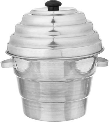 R S Royal Aluminium Idli Maker Cooker with 4 Plates+ 3 Plates Steamers (2 Dhokla Plate + 1 Patra Plate) Standard Idli Maker