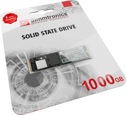 Simmtronics S970P PRO NVMe 1000 GB Servers Black PCIe NVMe Internal Solid State Drive (SSD) (S970P PRO NVMe)