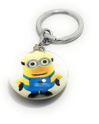 Key Era Minion Double Side Transparent Fiber Keyring Key Chain