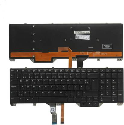 DELL Alienware 17 R2 / R3 Backlit Laptop Keyboard Internal Standard Laptop Keyboard Compatible with Desktop, Laptop, Mac