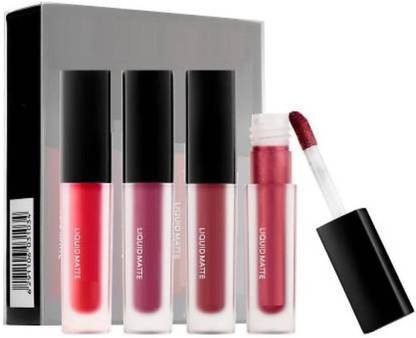 LARA KOSSLER RED EDITION SET OF 4 LIQUID LIPSTICKS 20 ML