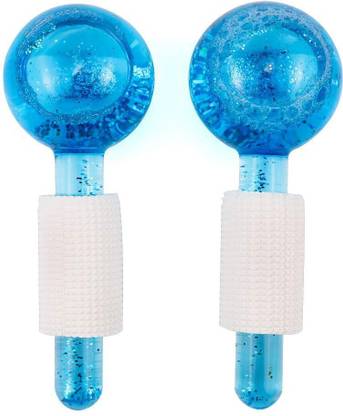 FeelOShoppy Facial Ice Globe,Smart Cool Face Roller Ball, Facial Massage Tools for for Neck Eye Circle Reduce Puffiness Anti Ageing Wriknles Soothing Firming Skin 2Pcs(Lake Blue) Facial Ice Globe,Smart Cool Face Roller Ball, Facial Massage Tools for for Neck Eye Circle Reduce Puffiness Anti Ageing Wriknles Soothing Firming Skin 2Pcs(Lake Blue) Massager