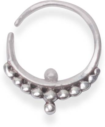 jsaj Sterling Silver Plated Sterling Silver Nose Ring