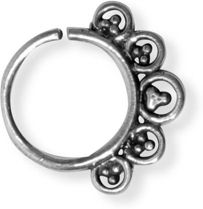 jsaj Sterling Silver Plated Sterling Silver Nose Ring