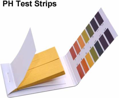 Fusion Showcase Litmus paper is a type of pH paper made by treating the paper with natural dyes from lichens., The litmus test is performed by placing a small drop of sample onto the colored paper., While litmus paper is most often used to test the pH of liquids, it can also be used to test gases if the paper is dampened with distilled water before exposure to the gas., pH strips are pieces of paper that change color depending on the pH – the acidity or alkalinity – of a liquid. pH strips are a cheap and relatively accurate way of measuring the pH of any liquid, Absorb a little by dipping the pH Strip into the liquid to be tested, and then drop it onto the test strip., The tested paper will produce color changes one second after contact with the solution., Match colored test strip to color chart within 15s, The value closest to the color on the chart is your pH. Ph Test Strip