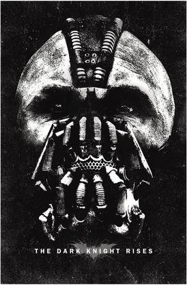 Bane Mask Poster Paper Print
