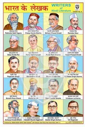 AUTHOR'S OF INDIA CHART [Wall Chart] BOOK DEPOT (MAP HOUSE) Paper Print