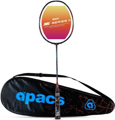 apacs Z-Series II (3D Tech Aero-Dyna Frame, 35 LBS) Black, Red Unstrung Badminton Racquet