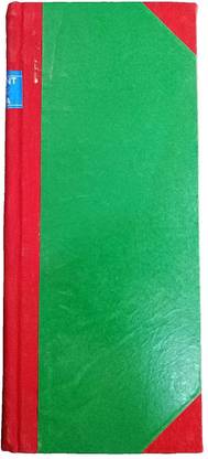 LRS Day Book Red Half Canvas PVC Binding - (120 Pages) Day Book Red Half Canvas PVC Binding - (120 Pages) 1-Part Record Keeping Book