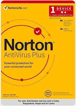 Norton Anti-virus 1 User 1 Year