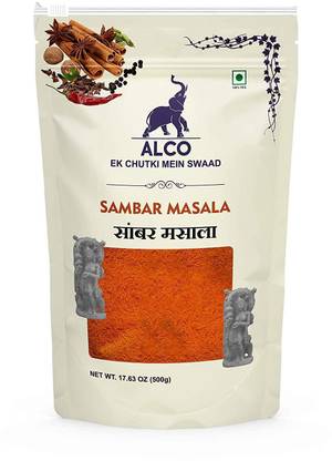 ALCO SPICES Sambar Masala - South Indian Lentil Seasoning | Vegan, Non-GMO, Gluten Free, Keto Friendly | Contains antioxidants, Vitamins and Minerals | Helps Lower Cholesterol Levels