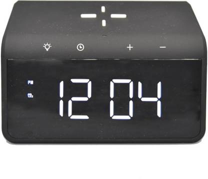 F5 SmartTech Digital Black Clock