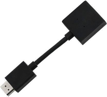 TECHON TV-out Cable HDMI Male To Female Adapter for LCD LED TV, PC and Laptop HDMI Cable (Black)