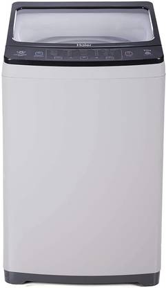 Haier 7 kg 5 Star Oceanus Wave Drum Washing Machine Fully Automatic Top Load Grey