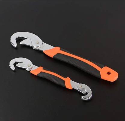 TruTool Stainless Steel Socket Adjustable Universal Multi Function Wrench Spanner Set Tools Snap and Grip Open End Snap N Grip Tool Spanner Set Double Sided Bionic Wrench