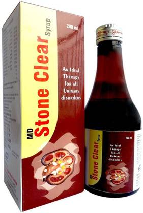M.D. Pharmaceutical Stone Clear Ayurvedic Syrup for kidney and Urinary Tract Infection - 200 ml